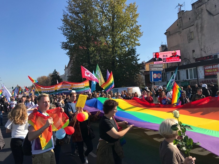 Marsz Równości w Lublinie /Krzysztof Kot /RMF FM