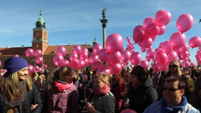 Marsz Różowej Wstążki przeszedł ulicami stolicy