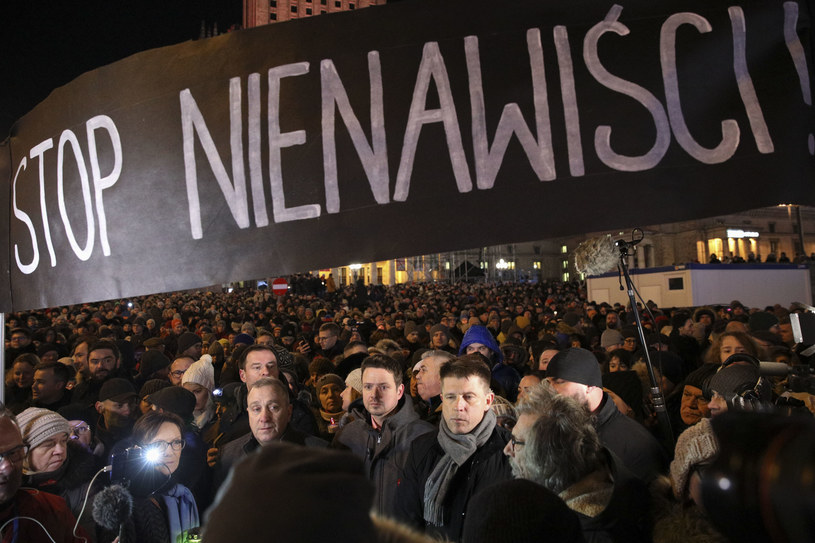 Marsz "Stop nienawiści" /Andrzej Hulimka  /Agencja FORUM