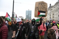 Marsz w obronie Palestyny w Warszawie