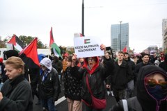 Marsz w obronie Palestyny w Warszawie