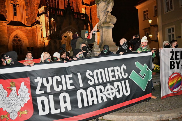 Marsz we Wrocławiu / 	Maciej Kulczyński    /PAP