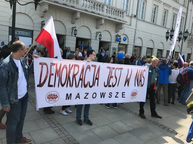 "Marsz Wolności" w Warszawie /Mariusz Piekarski (RMF) /RMF FM