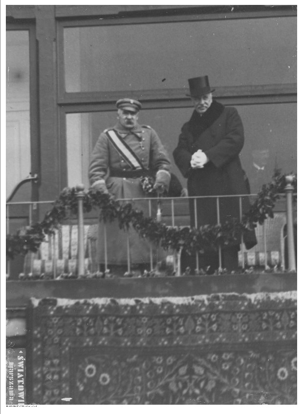 Marszałek Józef Piłsudski i prezydent Ignacy Mościcki /NAC Online /