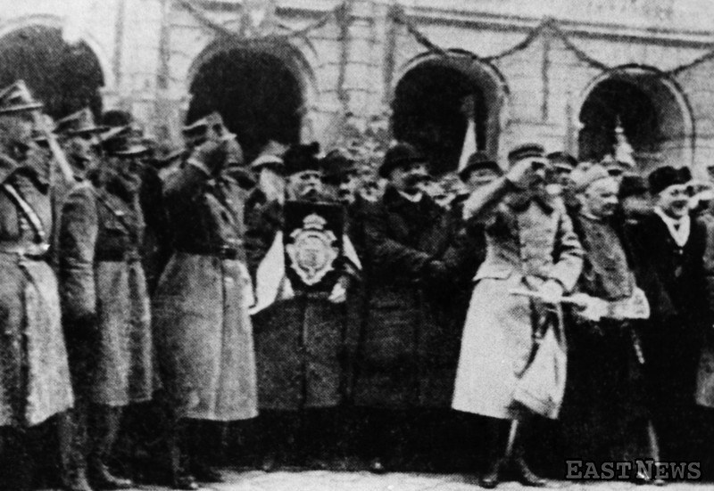 Marszałek Józef Piłsudski we Lwowie /Danuta Łomaczewska /East News