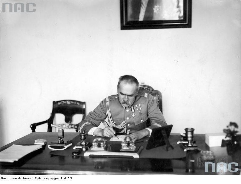 Marszałek Józef Piłsudski /Z archiwum Narodowego Archiwum Cyfrowego
