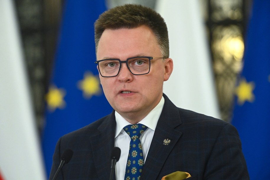 Marszałek Sejmu i lider Polski 2050 Szymon Hołownia /	PAP/Piotr Nowak /PAP