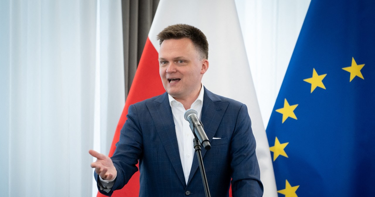 Marszałek Sejmu Szymon Hołownia chce wprowadzenia tzw. windfall tax /MATEUSZ WLODARCZYK / NurPhoto /AFP