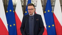 Marszałek Sejmu Szymon Hołownia o wniosku o uchyleniu immunitetu Mateusza Morawieckiego