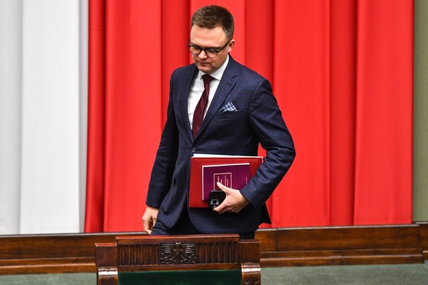 Marszałek Sejmu Szymon Hołownia /Piotr Nowak /PAP