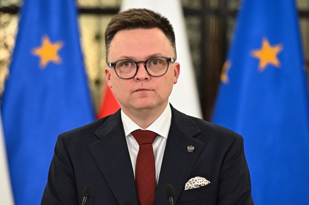 Marszałek Sejmu Szymon Hołownia /Radek Pietruszka /PAP