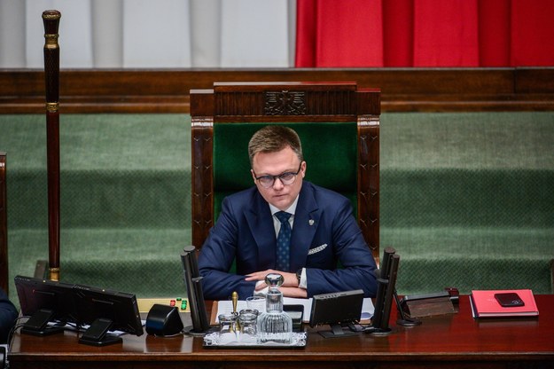 Marszałek Sejmu Szymon Hołownia /Marcin Obara /PAP