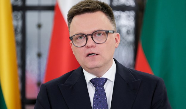 Marszałek Sejmu Szymon Hołownia /Paweł Supernak /PAP