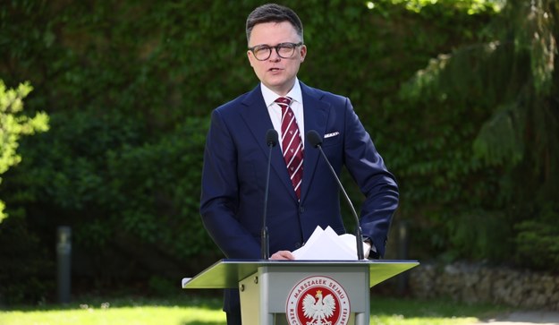 Marszałek Sejmu Szymon Hołownia /Leszek Szymański /PAP