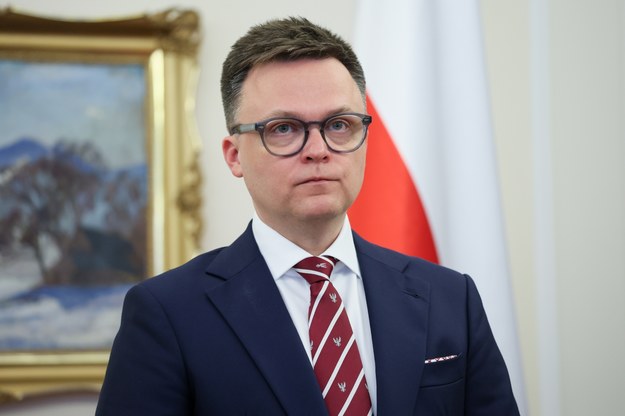 Marszałek Sejmu Szymon Hołownia / 	Leszek Szymański    /PAP