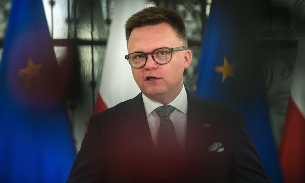 Marszałek Sejmu Szymon Hołownia /Marcin Obara /PAP