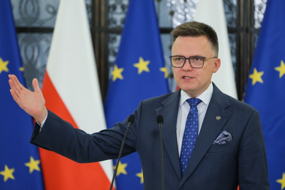 Marszałek Sejmu Szymon Hołownia /Paweł Supernak /PAP