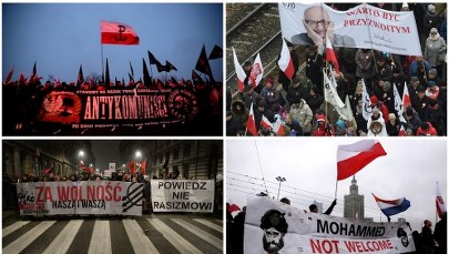 Marsze z okazji Dnia Niepodległości w Warszawie. Różne dane o liczbie uczestników