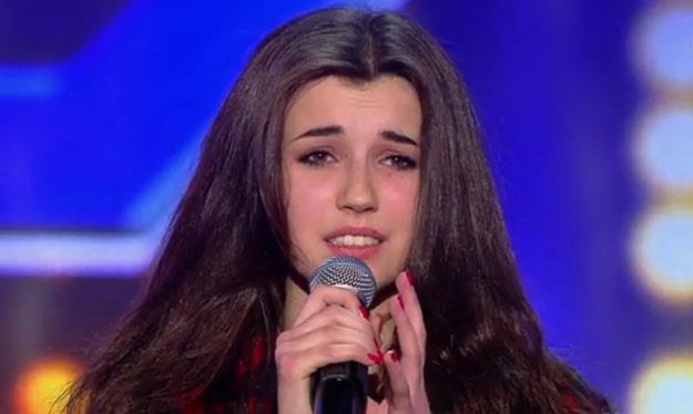 Marta Bijan podczas występu w "X Factor" /TVN