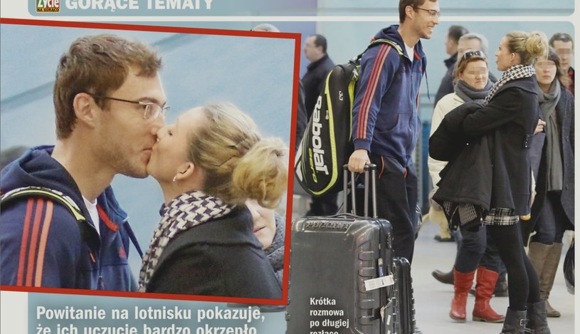 Marta i Jerzy na lotnisku /- /Życie na gorąco