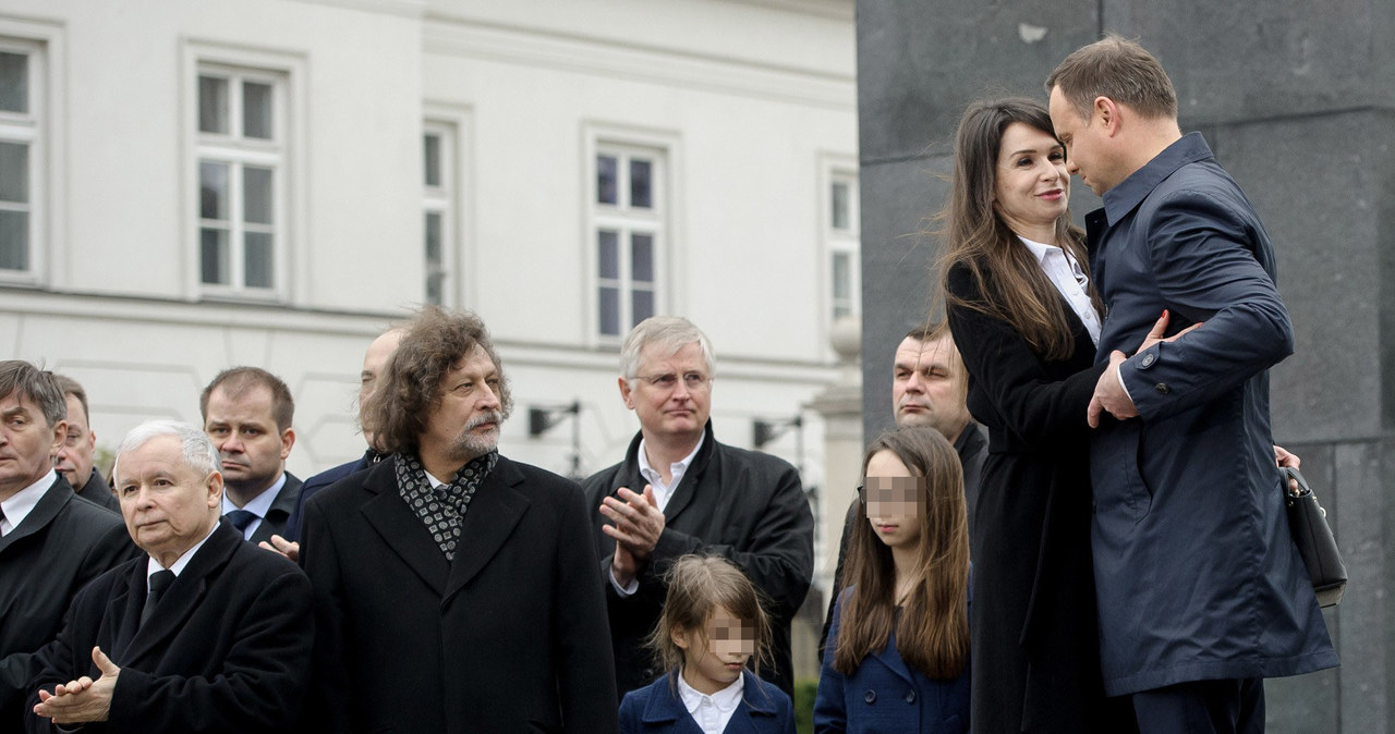 Marta Kaczyńska, Andrzej Duda /Reporter