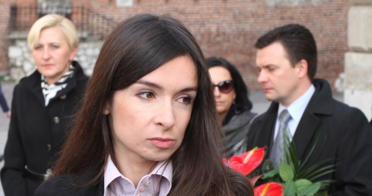 Marta Kaczyńska odwiedziła grób rodziców na Wawelu