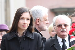Marta Kaczyńska odwiedziła grób rodziców w Krakowie 