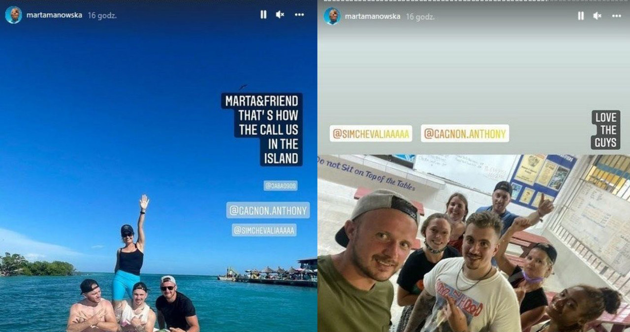 Marta Manowska i Robert Bodzianny razem na wakacjach /Instagram