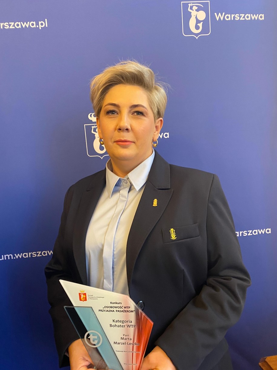 Marta Marzel-Leszko, motornicza /Magdalena Grajnert /RMF FM