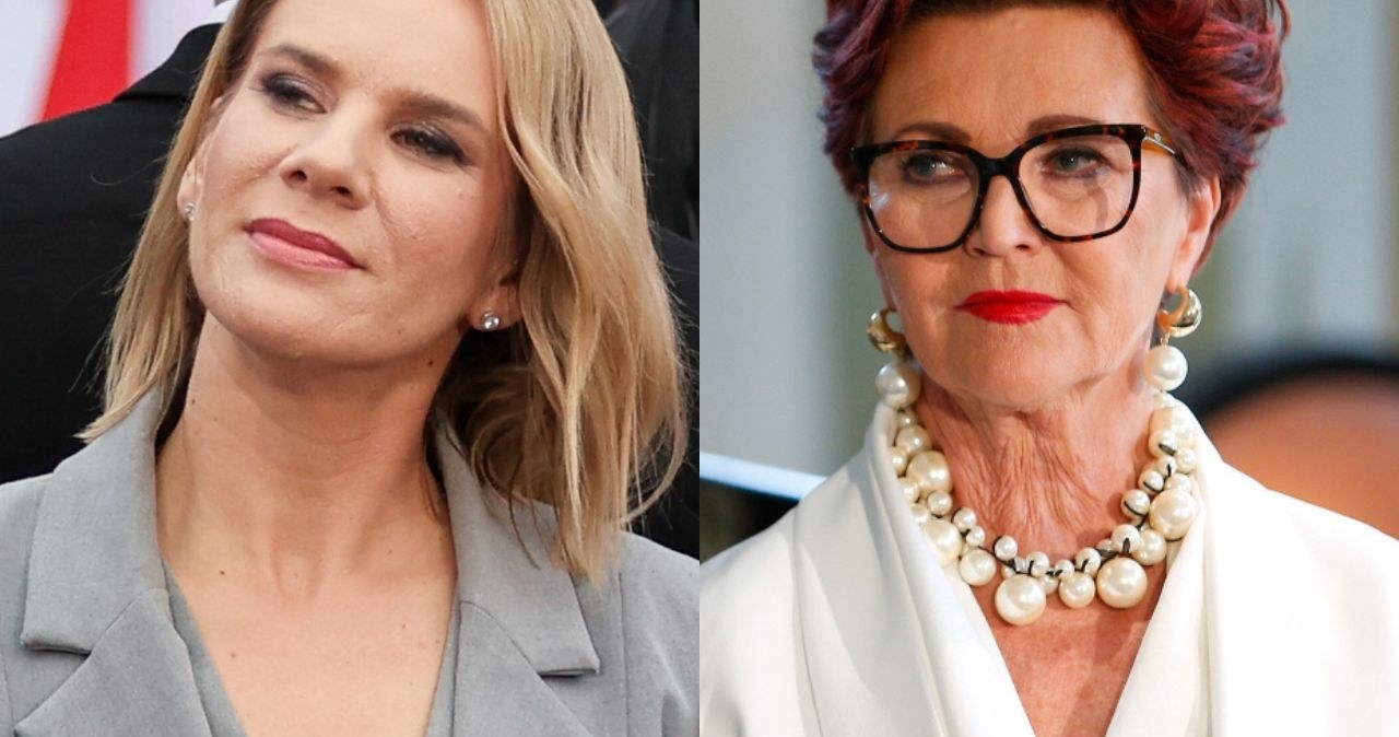 Marta Nawrocka i Jolanta Kwaśniewska /Paweł Wrzecion /AKPA