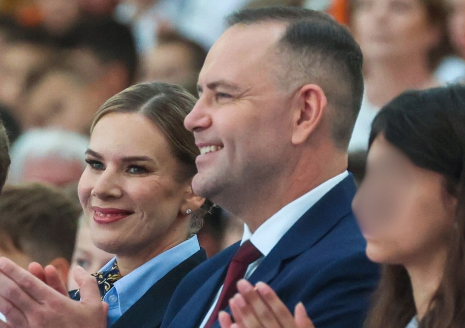 Marta Nawrocka i Karol Nawrocki /Leszek Szymański /PAP