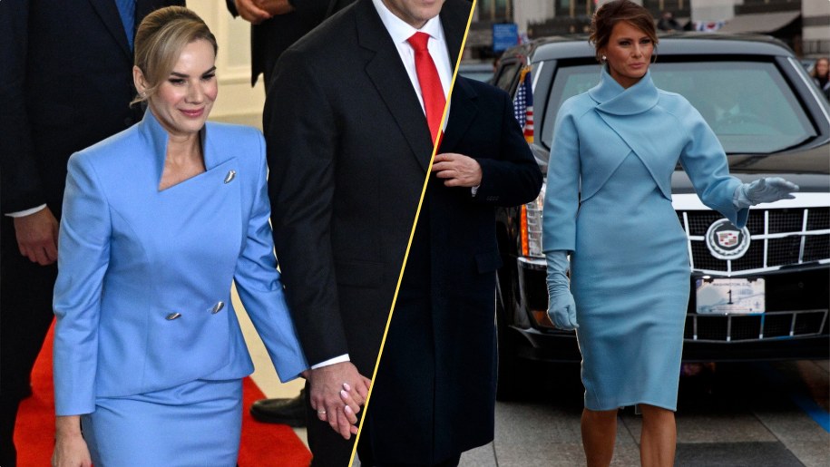Marta Nawrocka i Melania Trump / EVAN VUCCI / POOL/ Radek Pietruszka /PAP/EPA