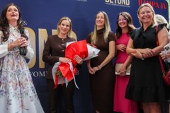 Marta Nawrocka na spotkaniu z Polonią w Pierożku