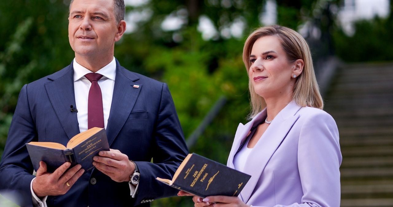 Marta Nawrocka zaprasza na czytanie poezji Jana Kochanowskiego /prezydent.pl, Alicja Stefaniuk/KPRP /materiały prasowe