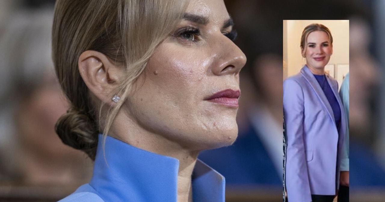 Marta Nawrocka zaprezentowała się w oryginalnej stylizacji w liliowym kolorze. /East News/Instagram