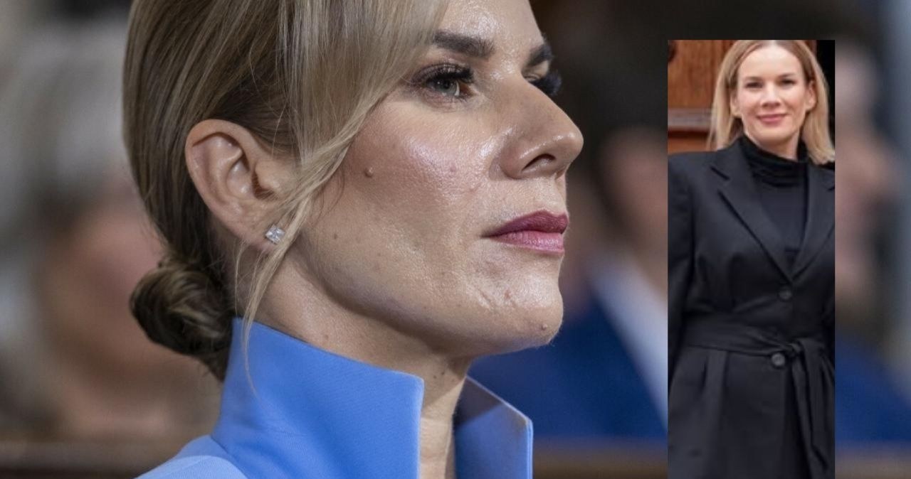 Marta Nawrocka zaskoczyła wszystkich wybierając dwukrotnie tę samą marynarkę. Za pierwszym razem zestawiła ją z beżowym golfem, za drugim zaś postawiła na czerń. /East News/Instagram