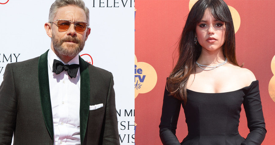 Martin Freeman i Jenna Ortega /Jeff Spicer/Gregg DeGuire/FilmMagic /Getty Images