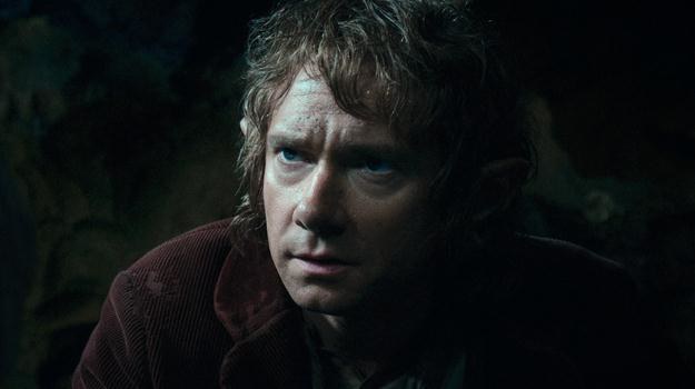 Martin Freeman w scenie z filmu "Hobbit: Niezwykła podróż" /materiały dystrybutora