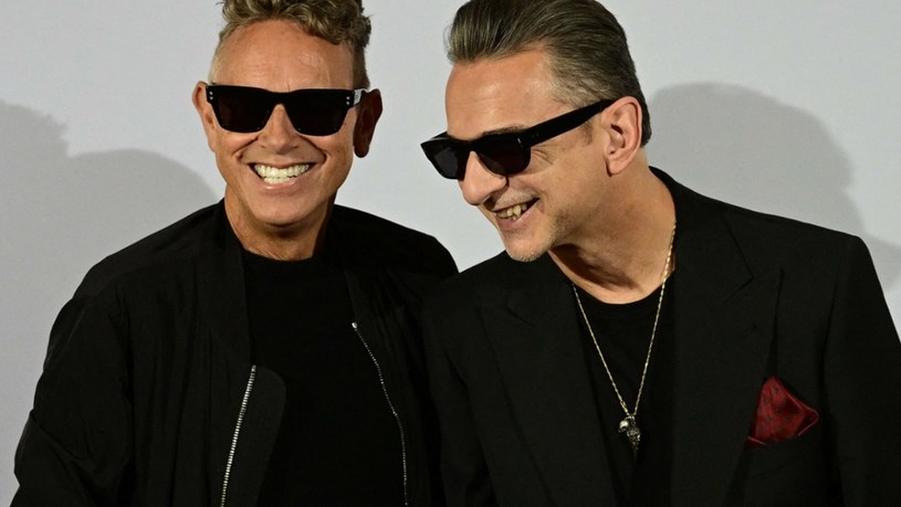 Martin Gore i Dave Gahan z Depeche Mode /JOHN MACDOUGALL/AFP /East News