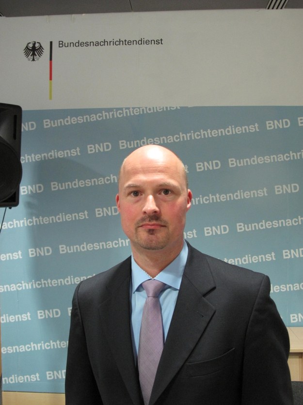 Martin Heinemann - rzecznik niemieckiej Federalnej Służby Wywiadowczej /Adam Górczewski /RMF FM
