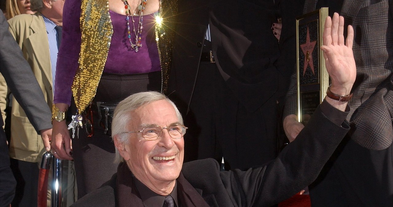 Martin Landau ze swoją gwiazdą w Hollywoodzkiej Alei Sławy /Vince Bucci /Getty Images