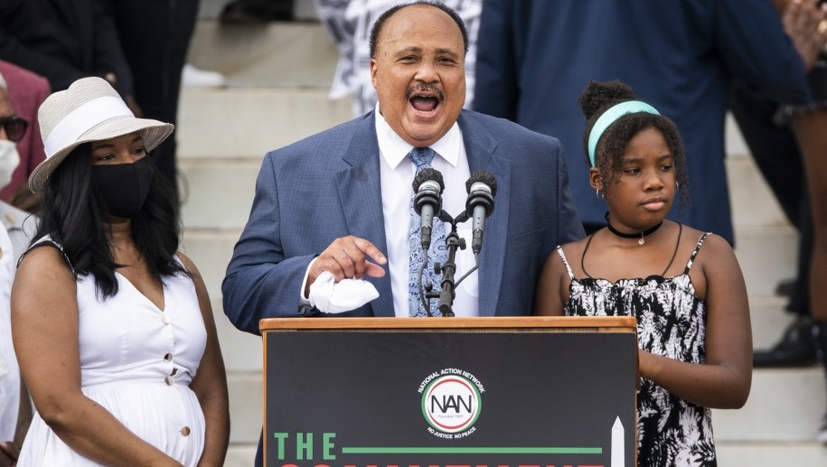 Martin Luther King III /JIM LO SCALZO /PAP/EPA