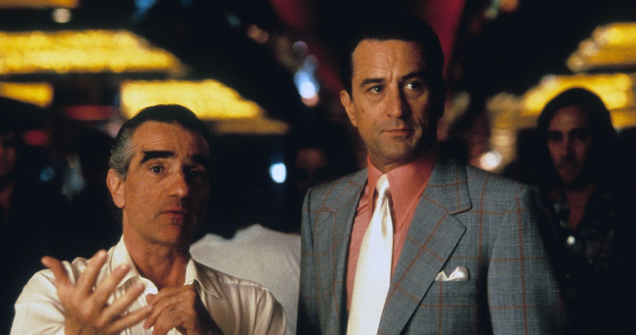 Martin Scorsese i Robert De Niro w filmie "Kasyno" /Universal/Collection Christophel/East News /East News