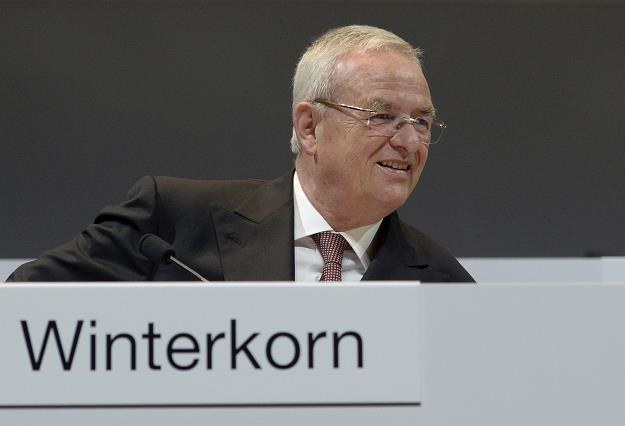 Martin Winterkorn, b. szef Volkswagena /AFP