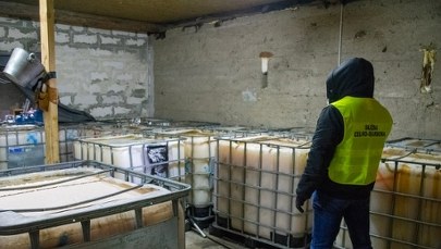 Martwe owady w zacierze i pół miliona złotych strat. Tak produkowano nielegalne procenty