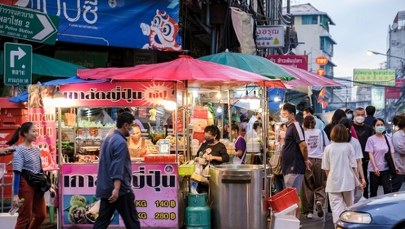 Martwy wąż w lodzie na patyku o smaku czarnej fasoli