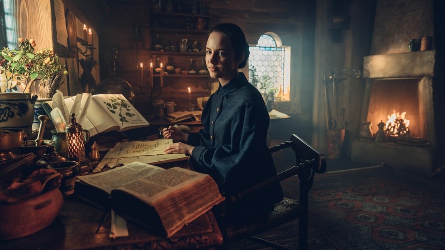 Martyna Byczkowska na planie "1670" /Robert Pałka / Netflix /Materiały prasowe