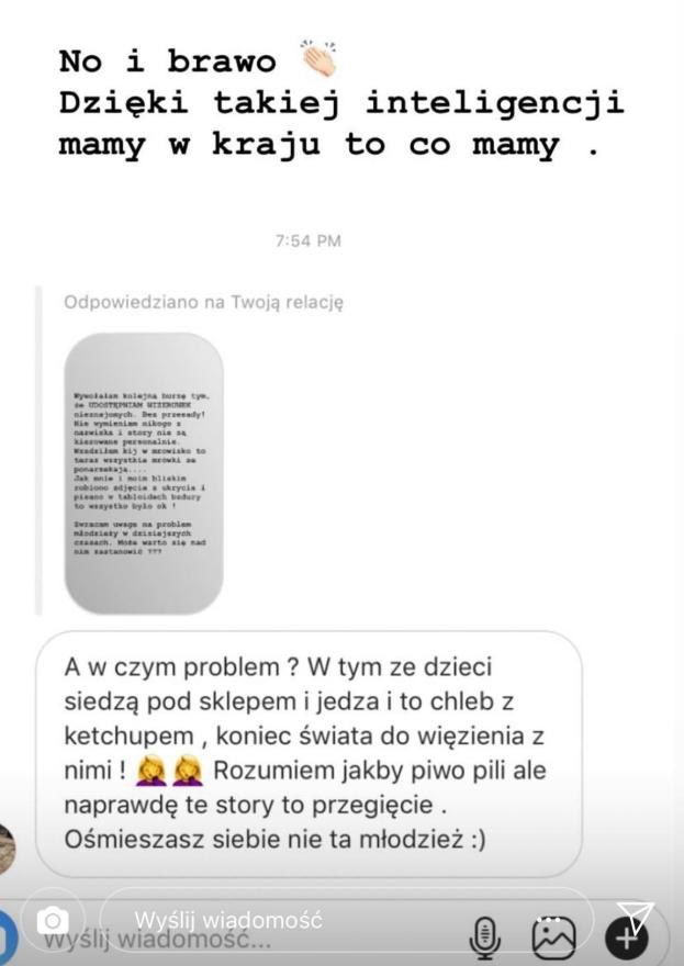 Martyna przesadziła /Instagram