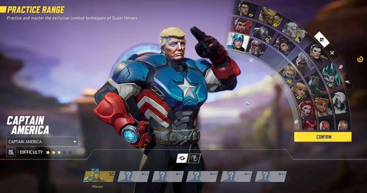 Marvel Rivals: Donald Trump jako Kapitan Ameryka /materiały prasowe