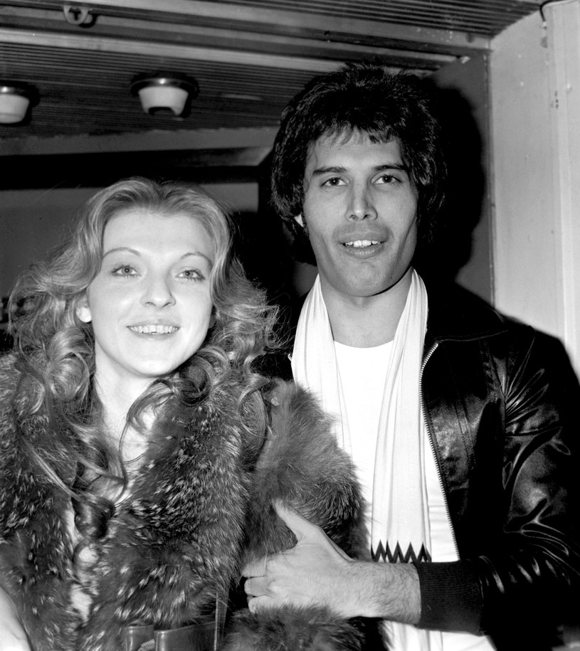 Mary Austin i Freddie Mercury, 1977 r. /brak /Getty Images